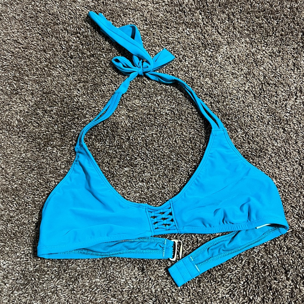 Large teal Mossimo swimsuit top